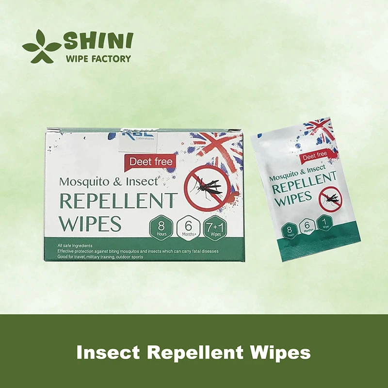 Frastøt fra insektavvisende våtservietter